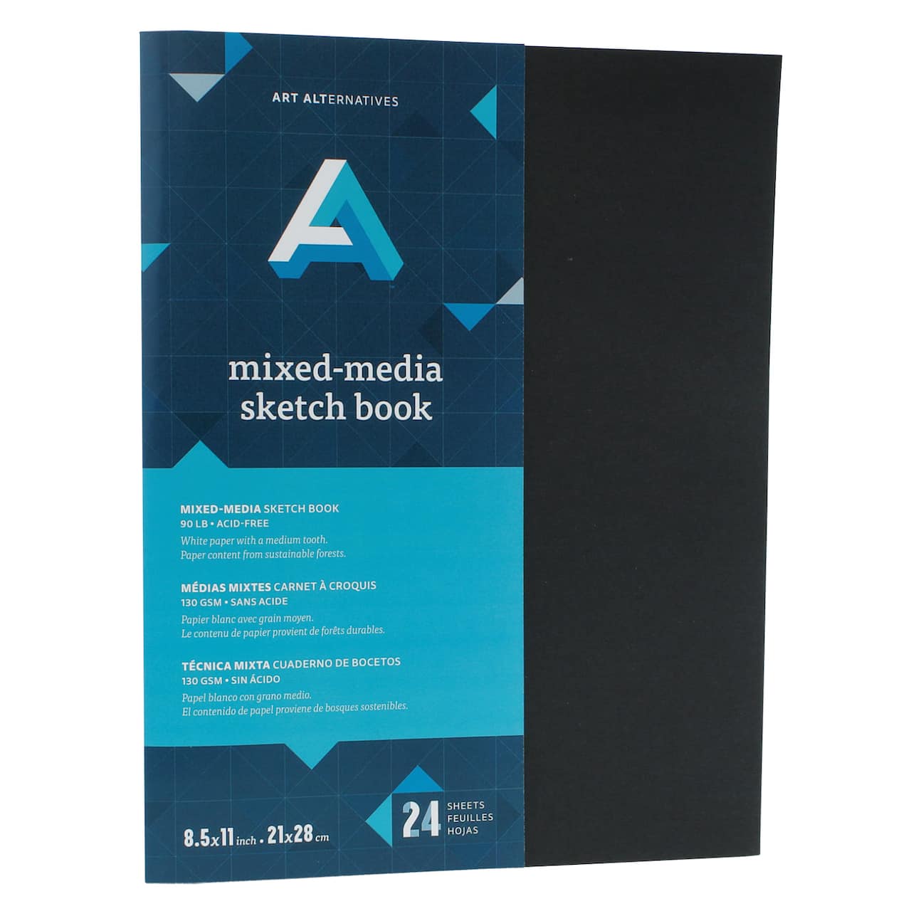 12 Pack: Art Alternatives Artist's Multi-Media Sketchbook, 8.5 x 11